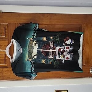 Universal Jurassic Park T-Shirt - Black and Green